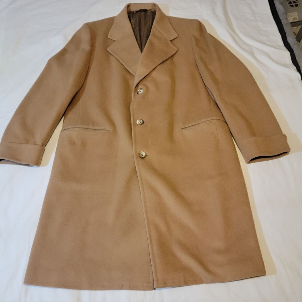 Fashion park men's trench coat size large
